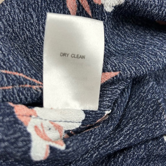 Daniel Rainn Navy Sleeveless Lace Trim Blouse - Picture 8 of 8